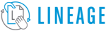 Lineage corporate blue logo